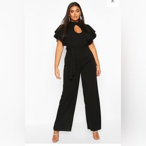 Boohoo Black Jumpsuit Size 18